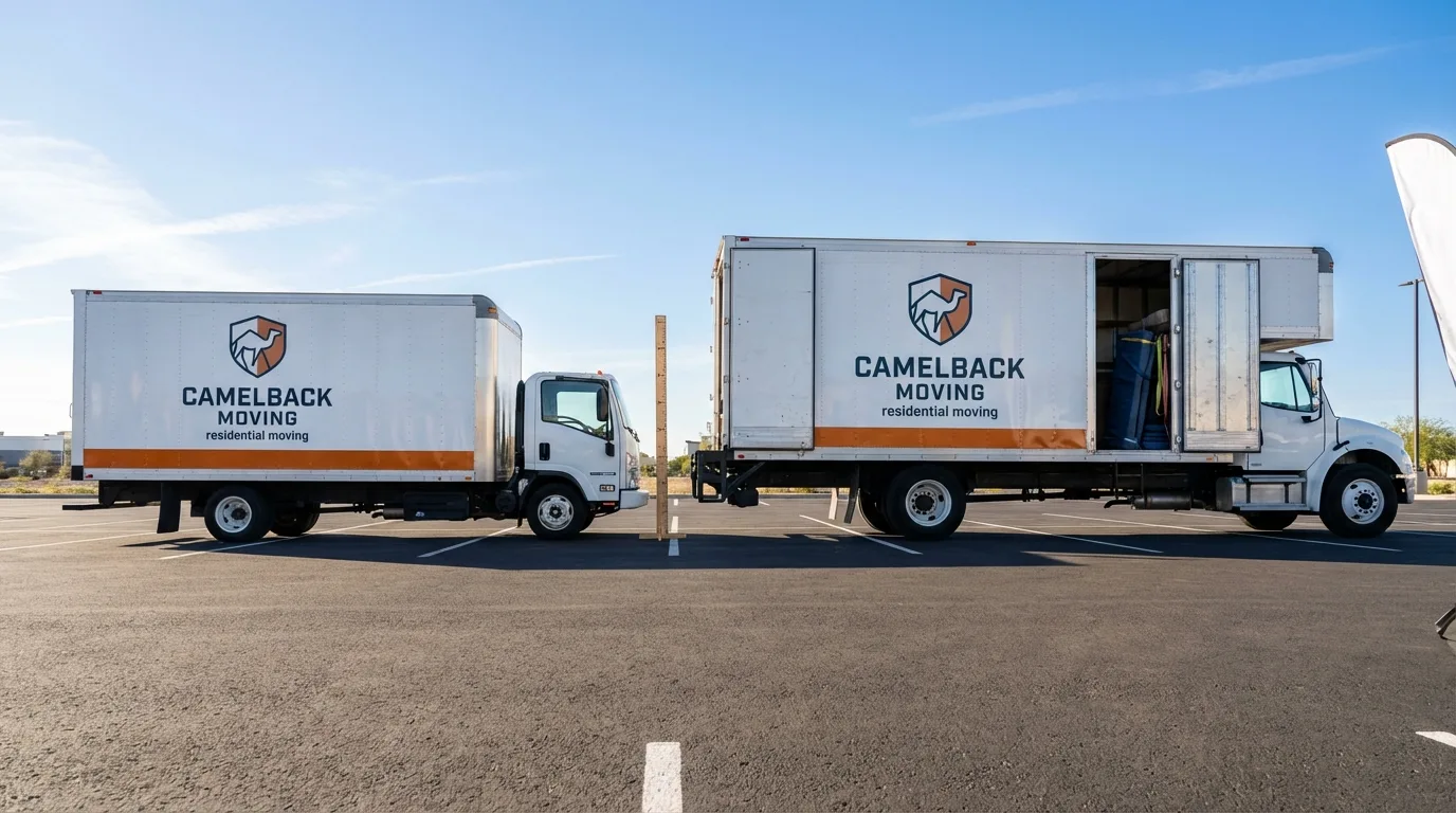 Moving truck size capacity guide in Englewood